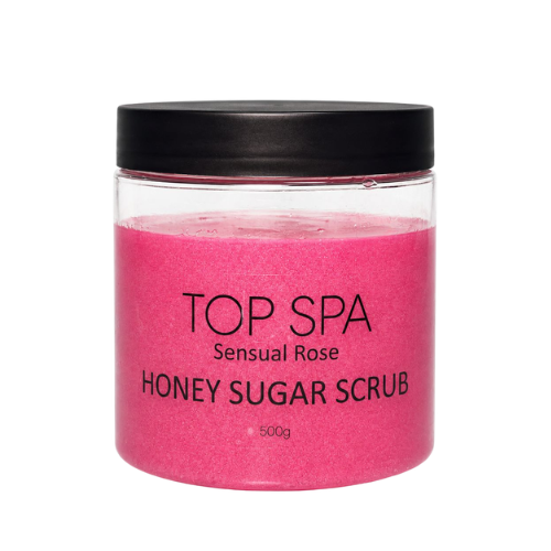 פילינג סוכר ורד 500 מ"ל – TOP SPA
